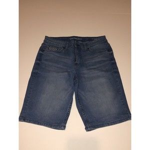 Calvin Klein Womens Jean Shorts size 6 Denim Blue Bermuda Casual Ladies City